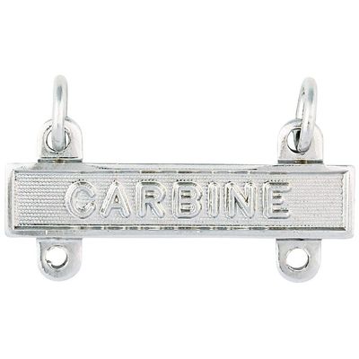 Army Carbine Qualification Bar Nickel Regulation Size