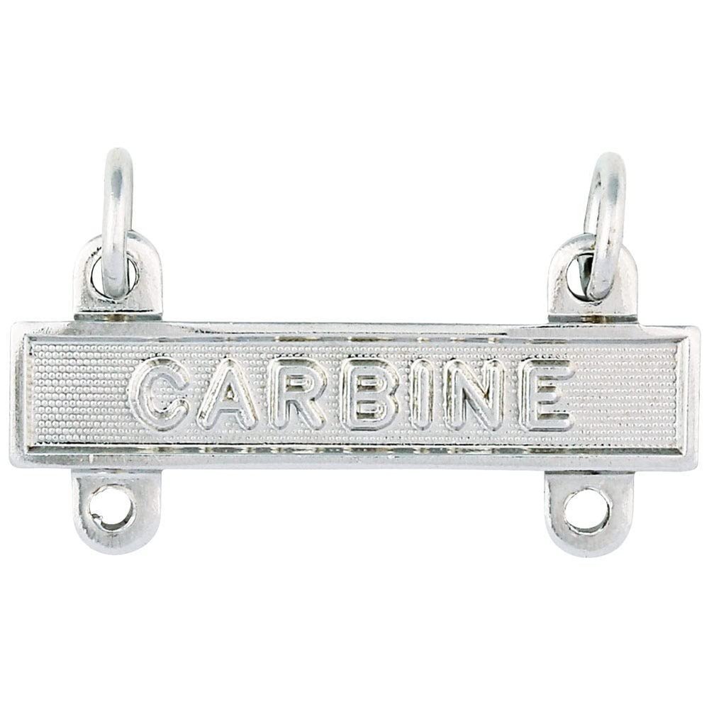 Army Carbine Qualification Bar Nickel Regulation Size