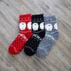 American Mammoth 3 Pairs Cozy Cabin Socks for Women, Polar Bears, Medium view 4