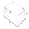 Plymor Clear Acrylic Locking Countertop Display Case, 2.75" H x 18" W x 12" D view 2