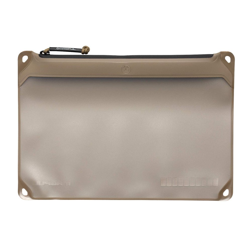 Magpul DAKA Window Pouch Zippered Tactical Range Tool and Gear Bag, Flat Dark Earth, Large