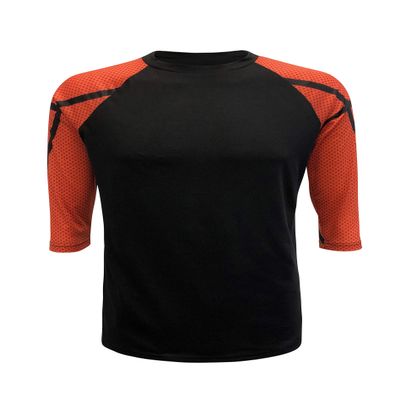 ILTEX Sports Adult & Kids Raglan Shirt Printed Sleeves Polyester and Spandex Athletic Jersey Soccer Volleyball Basketball Football for Exercises, Gym and Outdoor (Basketball, 4T)