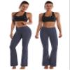 BUBBLELIME 29"/31"/33"/35" 4 Styles Women's Bootcut Yoga Pants Tummy Control - Basic Bootleg_Darknavy M_29" Inseam view 2