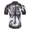 Cycling Jersey Men's MTB Jersey Short Sleeve Bike Jersey Zip Mountain Road Clothes Bicycle top Shirts Breathable Summer Pro Team Racing Cycle Jersey for Male Black Size L view 3