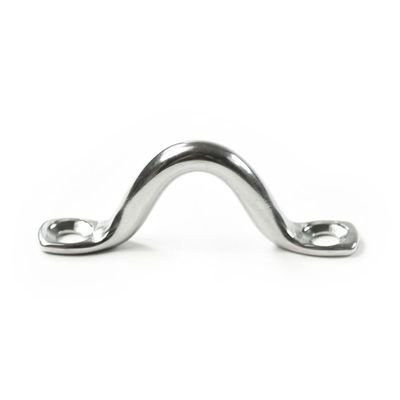 MARINE CITY Bimini Boat Top Pad Eye, 304 Grade Stainless Steel, Polished Finish, Sturdy, Durable for Boats, Yachts, Marines, Caravans, Kayaks