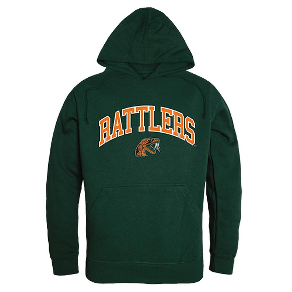 FAMU Florida A&M Rattlers NCAA Campus Pullover Hoodie - Large, Forest Green