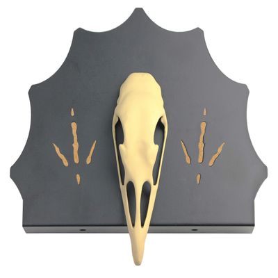 Do All Outdoors Dead Deer Iron Turkey Mount Solid Steel Turkey Tail Mount Turkey Mounting Display Kit for Gun and Bow Hunters Perfect Decor for Hunters, Grey