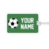 Kids Labels Durable Large Luggage & Bag Tag Soccer Design view 1