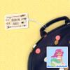 Kids Labels Durable Large Luggage & Bag Tag Mermaid Design view 2