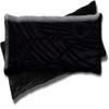 Candi Andi Handmade Luxe Serenity Eye Pillow - All-Natural Flaxseed & Lavender Scented  Weighted Eye Mask for Yoga, Meditation, Hot & Cold Therapy -Black Magic - TEPL-BM view 2