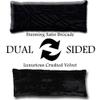 Candi Andi Handmade Luxe Serenity Eye Pillow - All-Natural Flaxseed & Lavender Scented  Weighted Eye Mask for Yoga, Meditation, Hot & Cold Therapy -Black Magic - TEPL-BM view 3