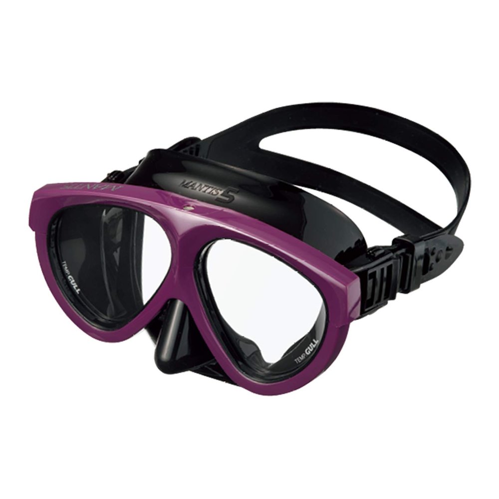 GULL Mantis 5 Black Silicone w/Violet Frame