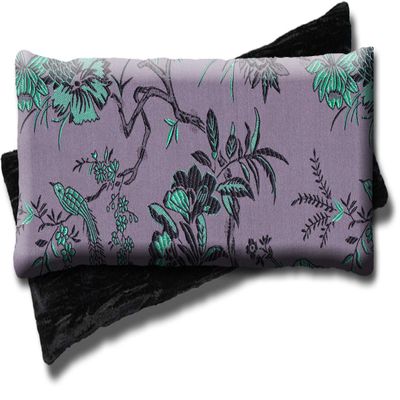 Candi Andi Handmade Luxe Serenity Eye Pillow - All-Natural Flaxseed & Lavender Scented  Weighted Eye Mask for Yoga, Meditation, Hot & Cold Therapy - Birds in Paradise - TEPL-BP