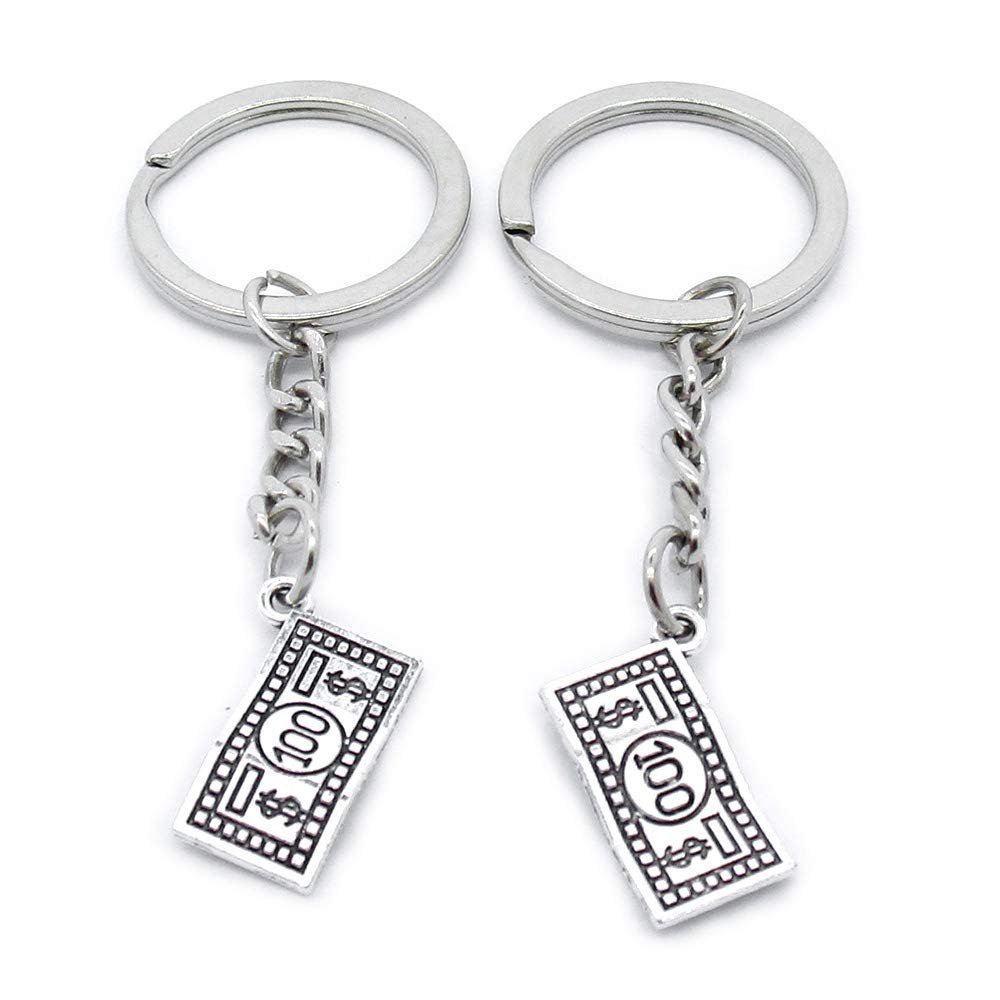 1 PCS Antique Silver Keyrings Keychains Key Ring Chains Tags Clasps AA461 100 US Dollar