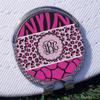 YouCustomizeIt Personalized Triple Animal Print Golf Ball Marker - Hat Clip - Silver view 3