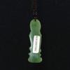 2" China Certified Nature Hetian Nephrite Jade Smart Kwan-yin Hand Carved Necklace Pendant 7091 view 4