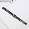 AMOYER Women Casual Faux PU Leather Belt Fashion Female Waist Belt for Pants Jeans Waistband with Alloy Buckle Leopard Print Belts view 4