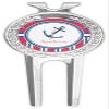 YouCustomizeIt Personalized Sail Boats & Stripes Golf Divot Tool & Ball Marker view 1