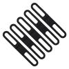 Alomejor Silicone Strap, Non-Slip Easy Install Universal Strap, 5-piece Set for Multiple Devices, for Cyclists Outdoor Enthusiasts commuters Hiking Biking Travel view 1