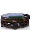 2.4" China Certified Nature Hetian Nephrite Jade Safety Plate Necklace Pendant 3416 view 4