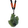 2" China Certified Nature Hetian Nephrite Jade Wealth Gold Fish Hand Carved Pendant 3778 view 3