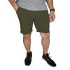 WESTACE Mens Stretch Chino Shorts Casual Flat Front Slim Fit Shorts Spandex Half Pant (30, Oxblood) Olive view 4
