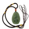 1.7" China Certified Nature Hetian Nephrite Jade Fortune Pixiu Hand Carved Necklace Pendant 3449 view 1