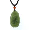 1.7" China Certified Nature Hetian Nephrite Jade Fortune Pixiu Hand Carved Necklace Pendant 3449 view 2