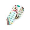 Men Cotton Double Sided Embroid Trend Necktie Brede Floral Stripe Tie 56 Colors (C24) view 1