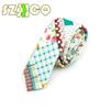 Men Cotton Double Sided Embroid Trend Necktie Brede Floral Stripe Tie 56 Colors (C24) view 2