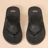 Amazon Essentials Men's Slip-on Flip Flop Comfort Sandals - Black, Size 14, Casual view 4