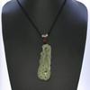 2.6" China Certified Nature Hetian Nephrite Jade Blessing Bat Hollow Carved Necklace Pendant 3380 view 1