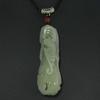 2.6" China Certified Nature Hetian Nephrite Jade Blessing Bat Hollow Carved Necklace Pendant 3380 view 3