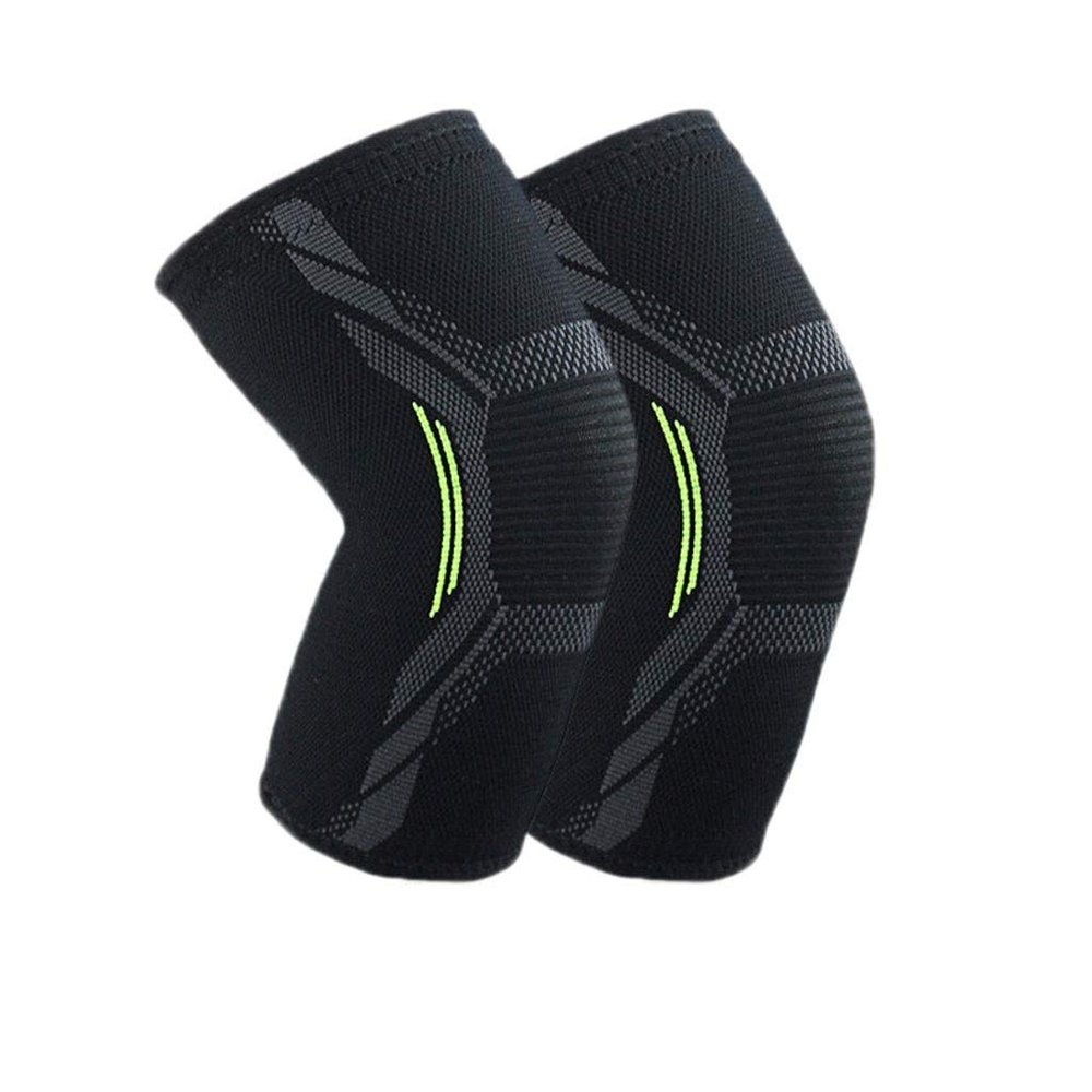 Knee Brace for Men and Women, Knee Pain Relief Meniscus Tear, Faster Injury Recovery (one Pair) (Color : Black, Size : S)