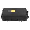 Alomejor Dry Box Survival Storage Box Dustproof Pressure Proof Outdoor Survival Equipment Sealed Container Box for Outdoor Survival(M Black)