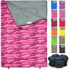 REVALCAMP Lightweight Pink-Camo Sleeping Bag Indoor & Outdoor use. Great for Kids, Youth & Adults. Ultralight and Compact Bags are Perfect for Hiking, Backpacking, Camping & Travel. view 2