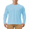 Roadbox Mens UPF 50+ UV Sun Protection Shirts Outdoor Long Sleeve SPF Diving Rash Guard for Fishing Hiking Swimming view 1