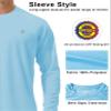 Roadbox Mens UPF 50+ UV Sun Protection Shirts Outdoor Long Sleeve SPF Diving Rash Guard for Fishing Hiking Swimming view 4