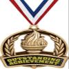 Achievement Medals, 2" Gold Student Recognition Medal Award, Comes with Neck Ribbon, 50 Pack Prime view 1