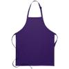 DayStar Apparel 230 Two Patch Pocket Bib Apron (6 Pack), Purple view 1