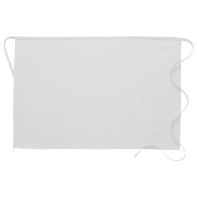 DayStar Apparel 110NP No Pocket Half Bistro Apron (6 Pack), White