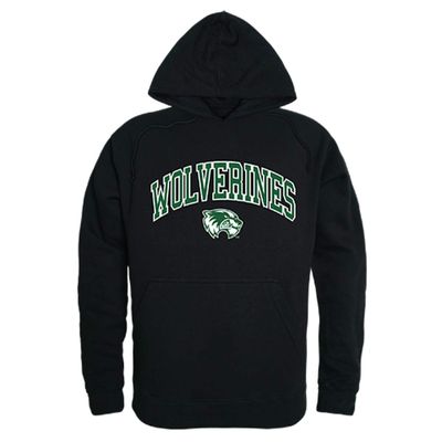 UVU Utah Valley Wolverines NCAA Campus Pullover Hoodie - Large, Black