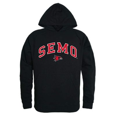 SEMO Southeast Missouri Redhawks NCAA Campus Pullover Hoodie - Medium, Black