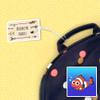 Kids Labels Durable Large Luggage & Bag Tag Clownfish Design view 2