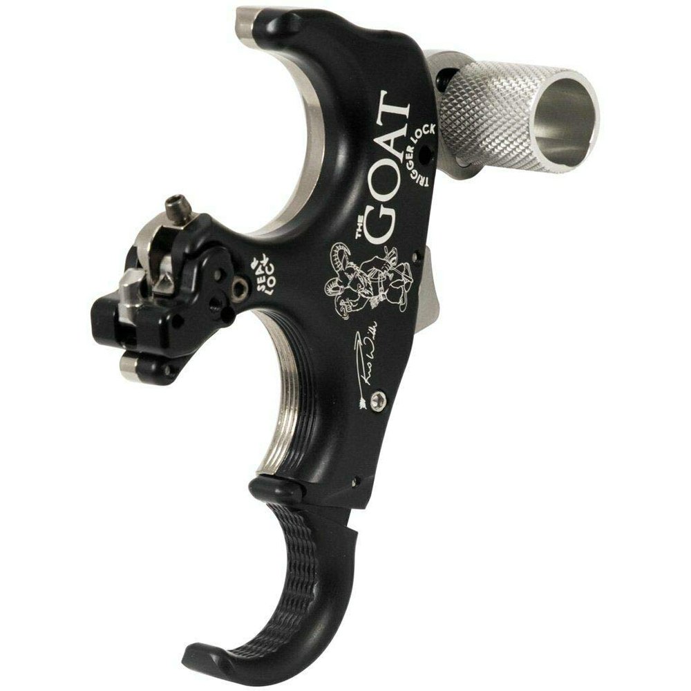 T.R.U. BALL Goat Release - 3 Finger - Black/Quicksilver - Large