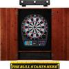 Viper by GLD Products 787 Electronic Dartboard, Metropolitan Cinnamon Cabinet, Throw Line Marker & Shadow Buster Dartboard Light Bundle view 1