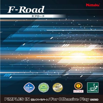 Nitaku NR-8582 Table Tennis Rubber Eflode, Soft Back, For Beginners and Intermediate Users, Black, Thick (4)
