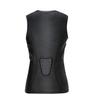 DGXINJUN Youth Chest Rib Protector Kids Boys Child Padded Shirt Sleeveless Undershirt Heart Guard Sternum Compression for Football Rugby Softball Baseball view 2