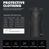 DGXINJUN Youth Chest Rib Protector Kids Boys Child Padded Shirt Sleeveless Undershirt Heart Guard Sternum Compression for Football Rugby Softball Baseball view 4