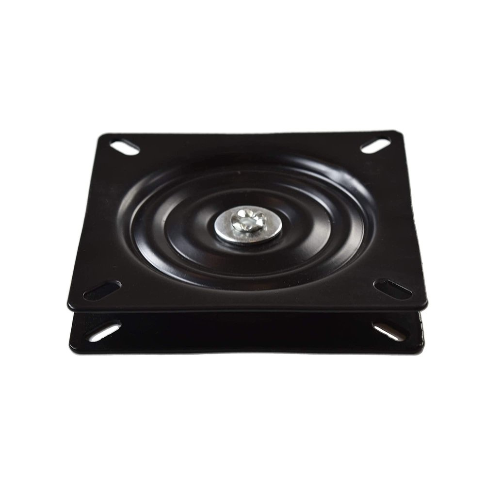 Marine City Heavy Duty Universal Swivel Seat Base Mount Plate Hole Pattern Black for Bar Stool Chair Van Seat Pilot Marine Boat Yachts RV Accessories (7 Inches)